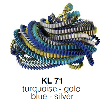 SILK NECKLACE – minimum design  – by Alexandra Tsoukala Folk art